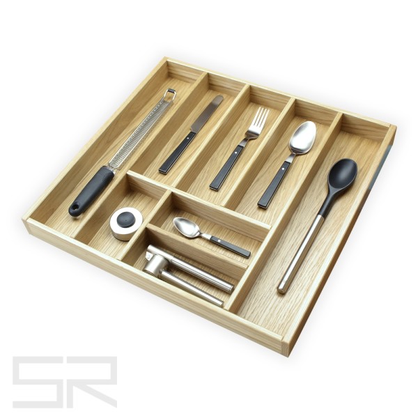 Besteckeinsatz K60 für gerade Zargen. Eiche. *sofort lieferbar*