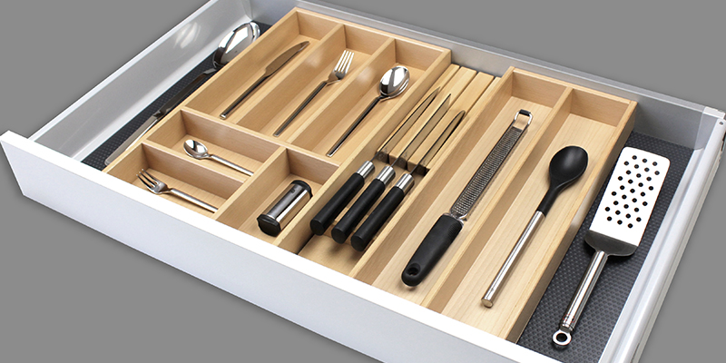 Variable Besteckkasteneinsätze