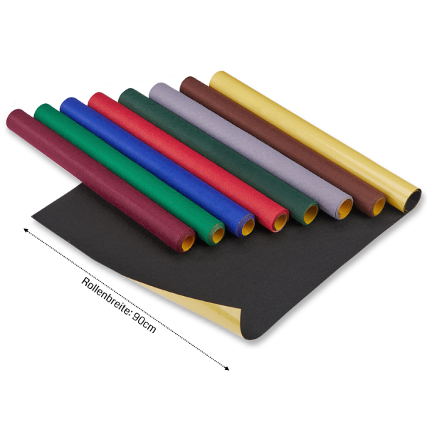 Klebefilz für Schubladen. Meterware.